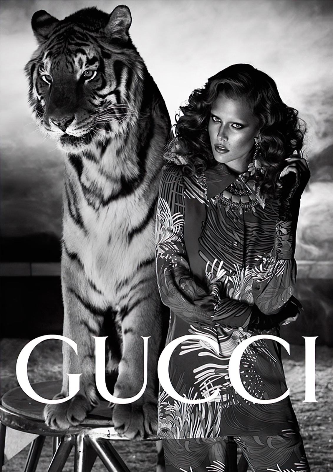 Gucci Tiger Affisch - Enkelt