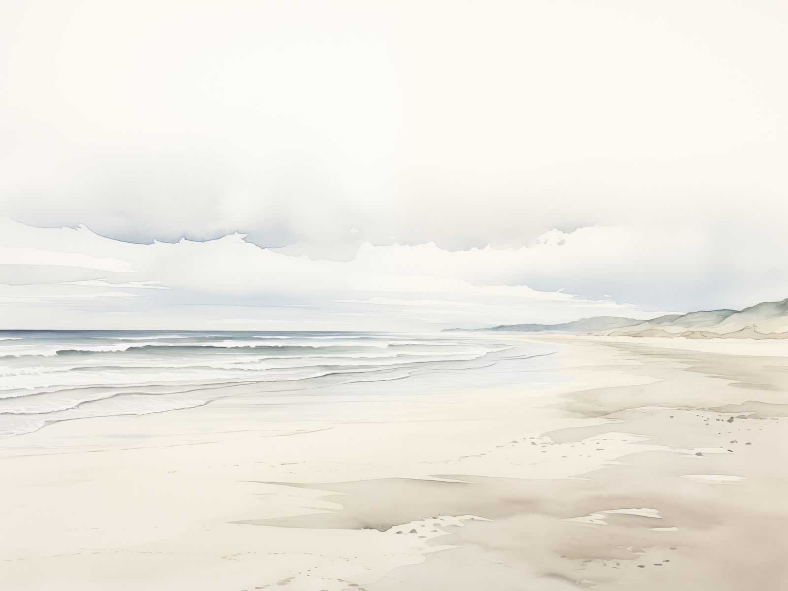 Poster - Fridfull Strandscen