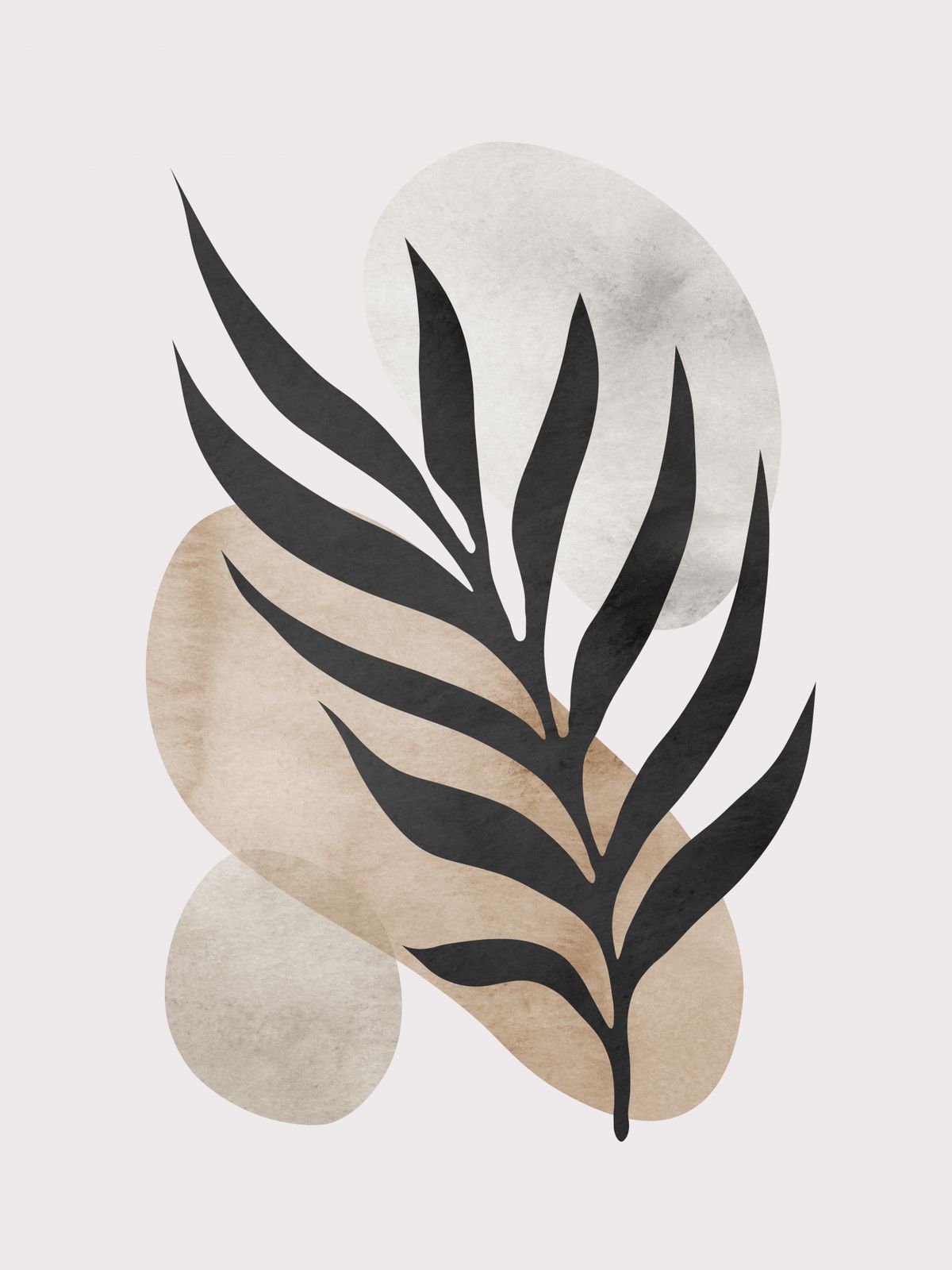 Poster - Abstrakt Bladdesign