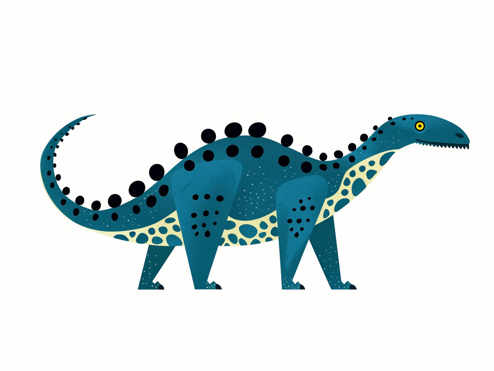 Affisch - Dinosaurieillustration