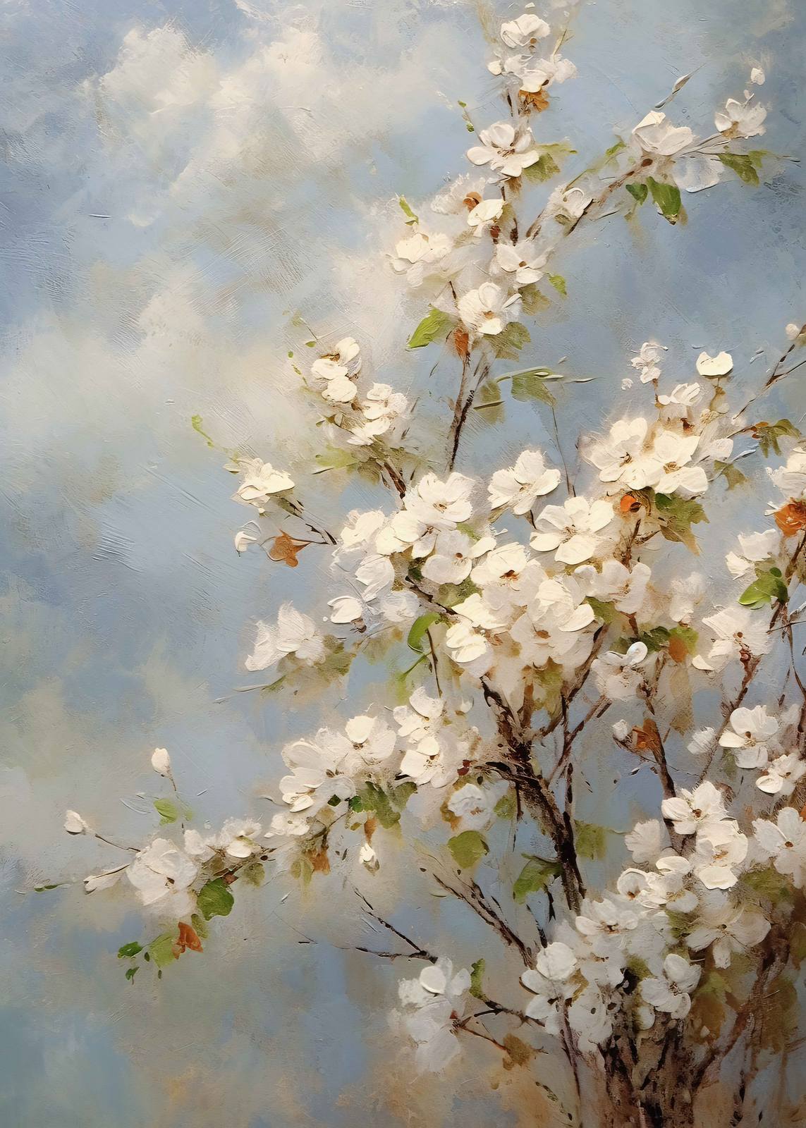 Poster - Blommande grenar