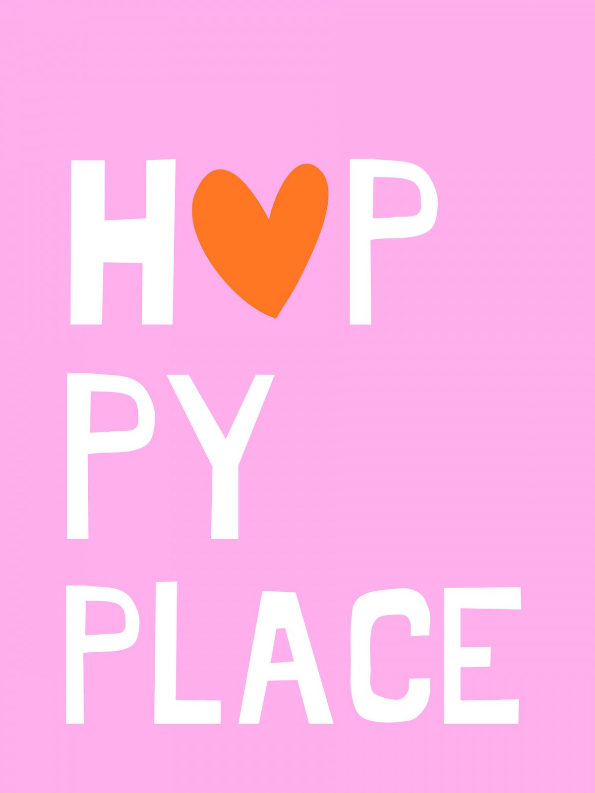 Affisch - Happy Place
