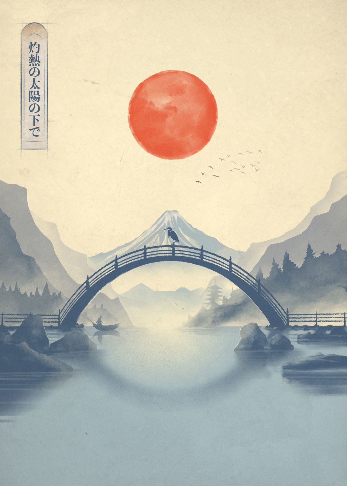 Poster - Japansk Landskap