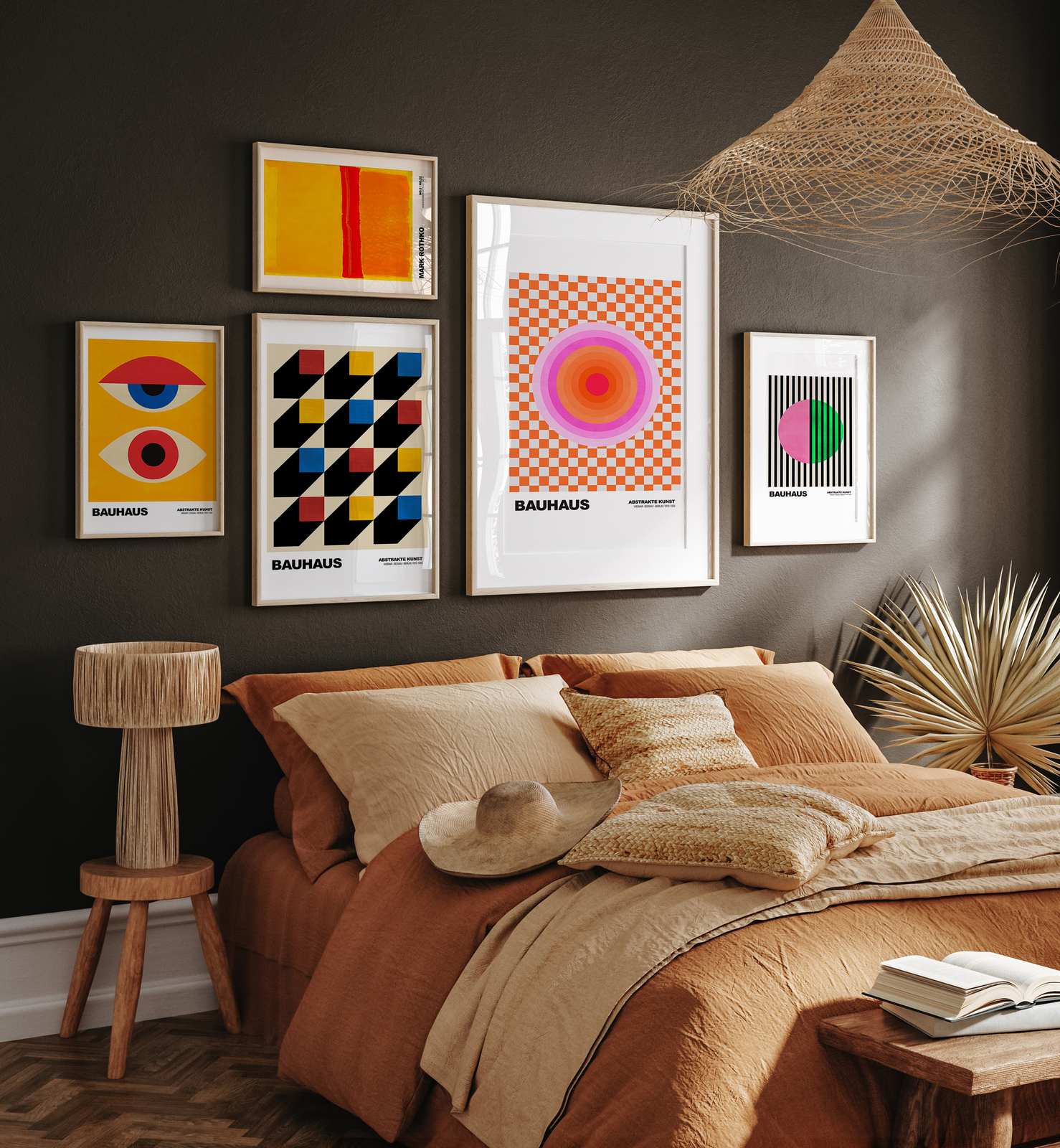 Poster - Bauhaus Abstrakt Konst / Set of 5