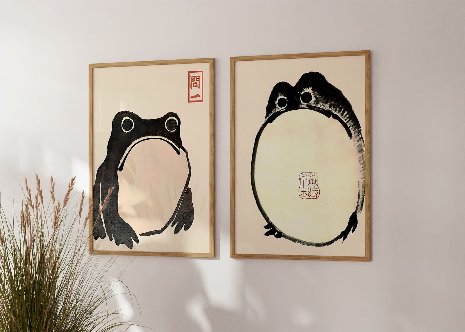 Poster - Grodan Zen Konstverk / Set om 2