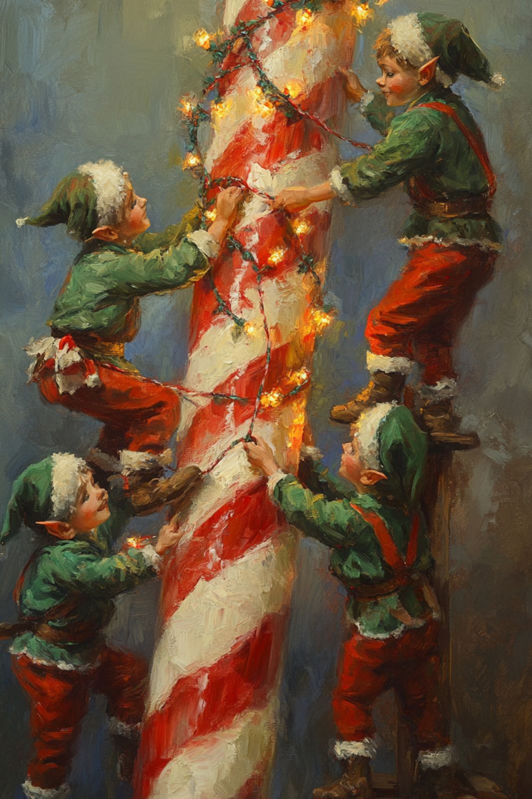 Poster - Julnissar Verkstad / Set om 3