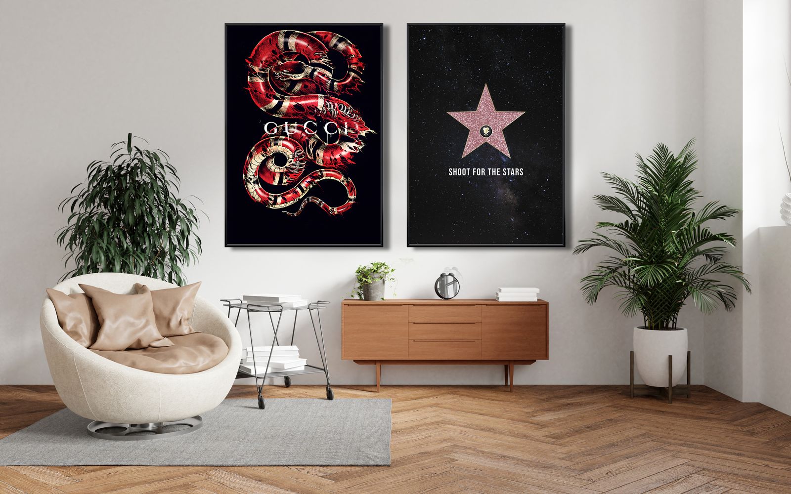 Poster - Orm och Stjärncitat / Set of 2