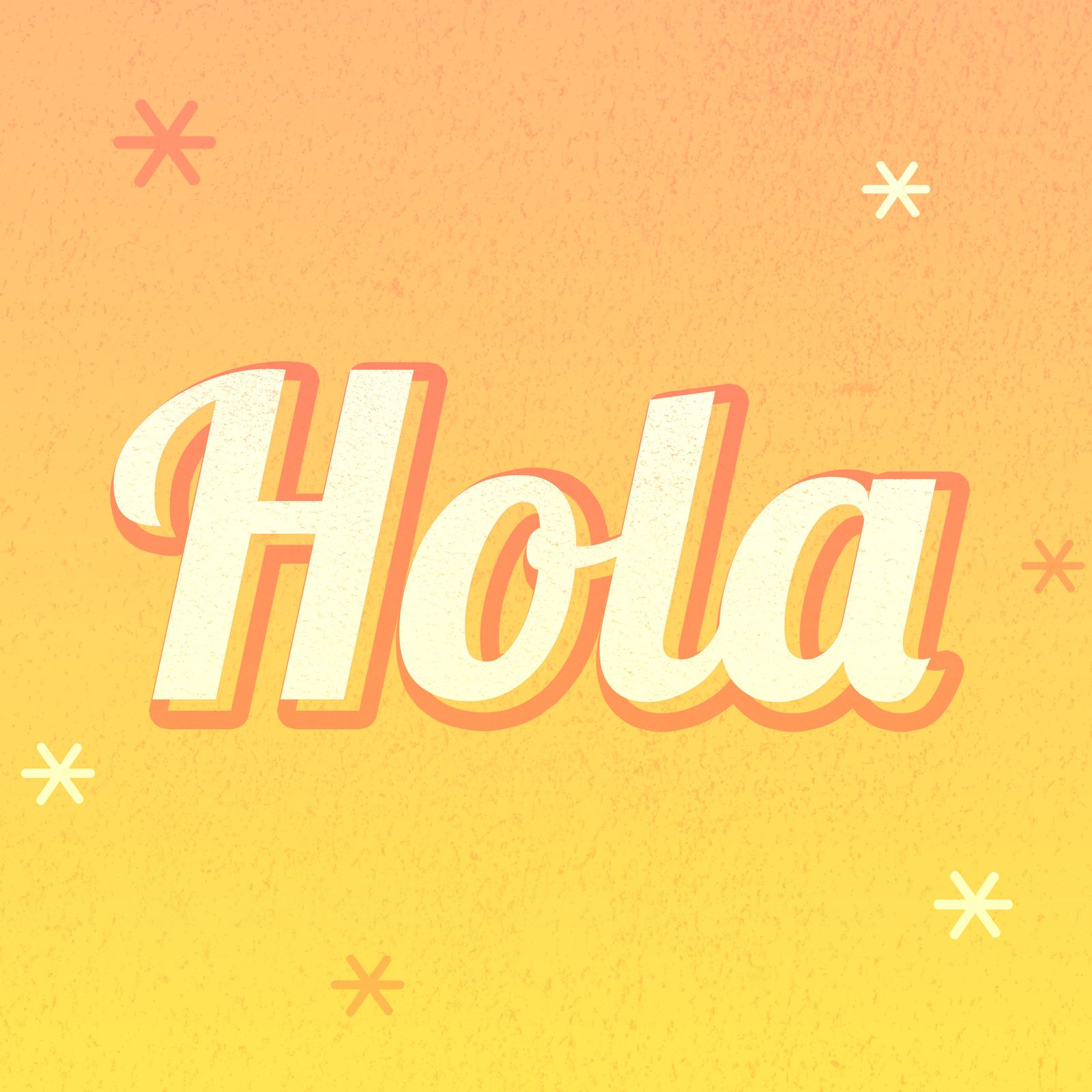 Poster - Hola Hälsning