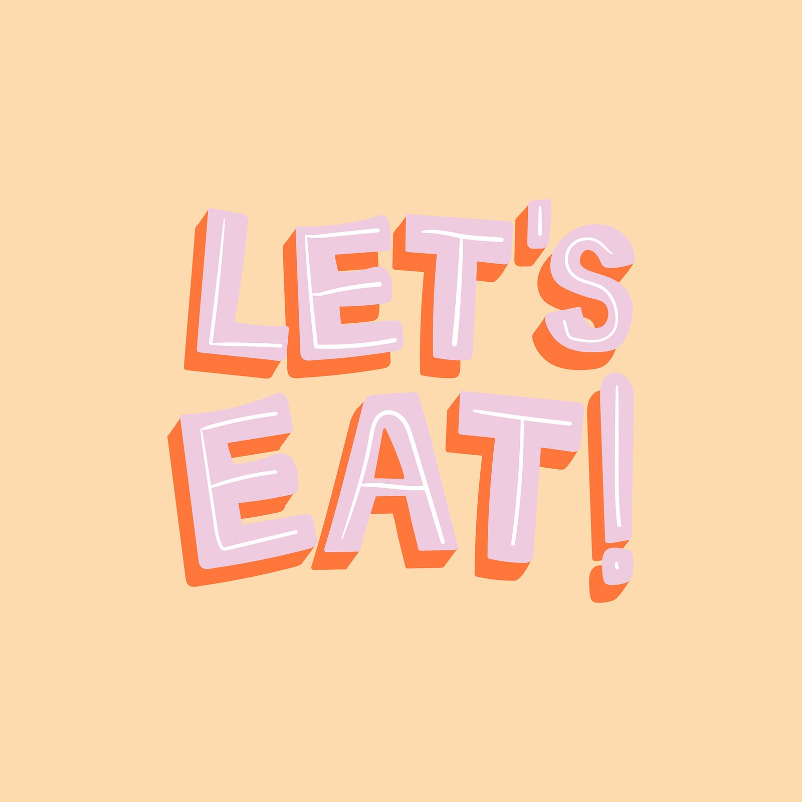 Poster - Let's Eat