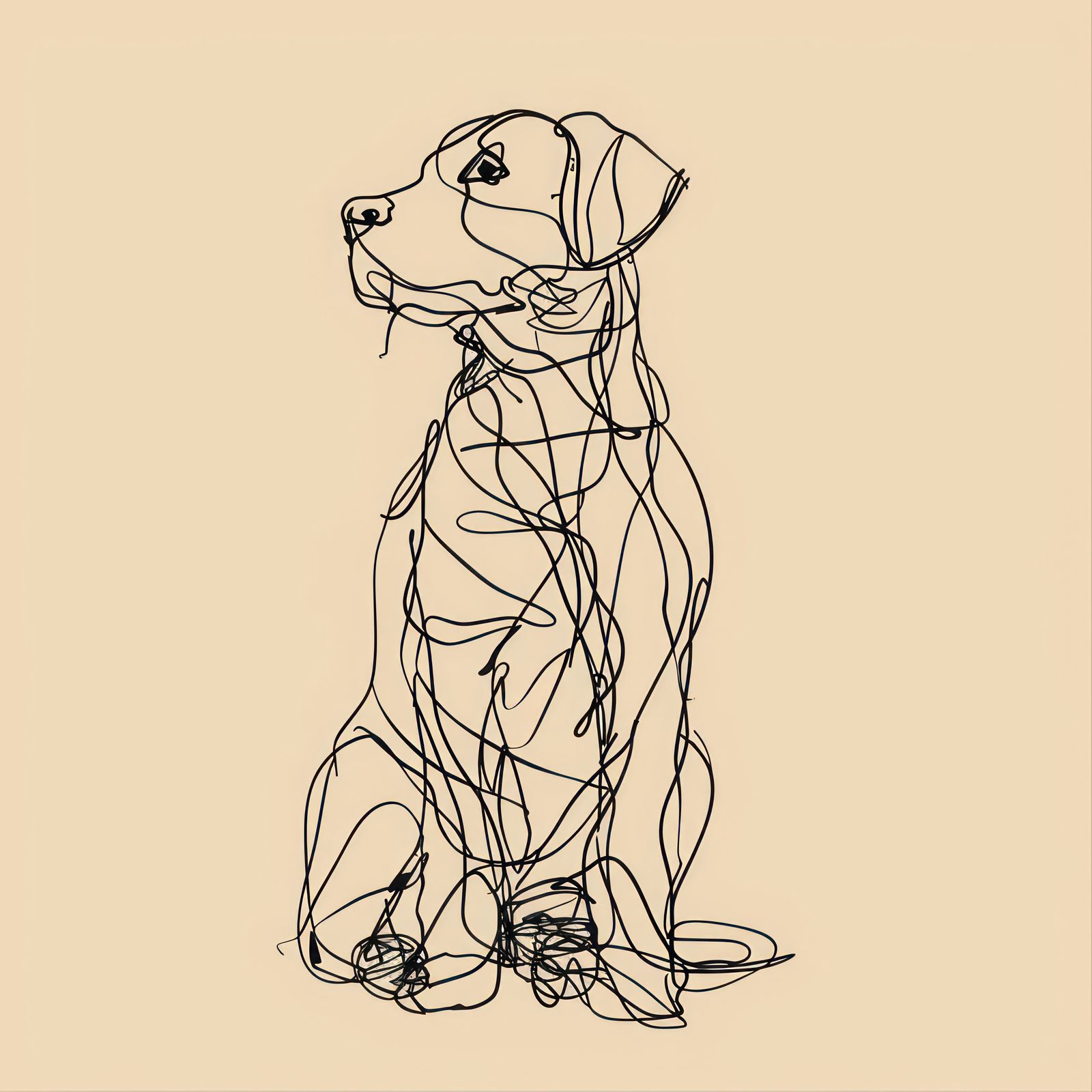 Poster - Modern Hundskiss