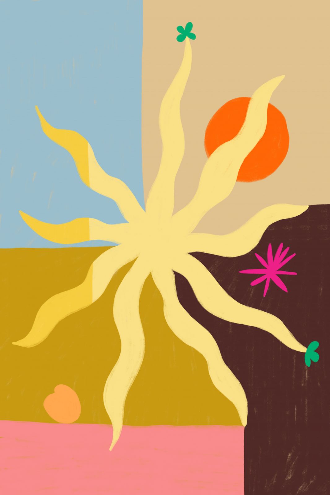 Poster - Abstrakt Soldesign