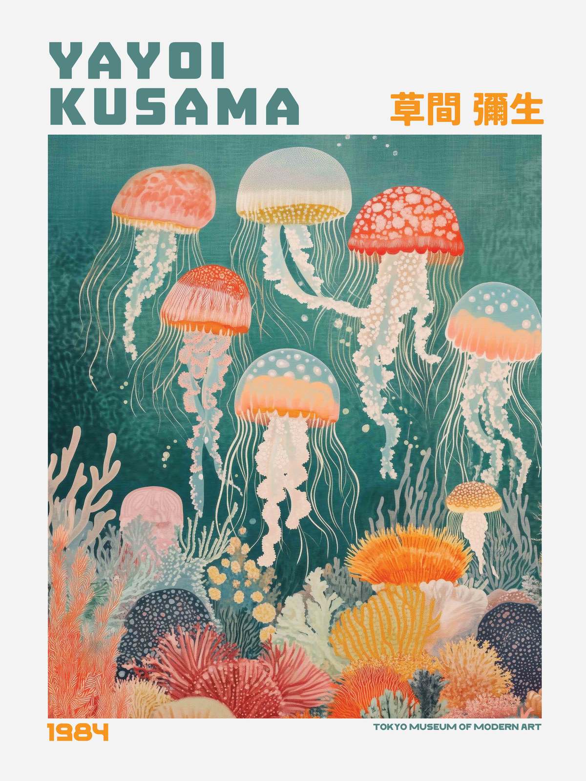 Poster - Yayoi Kusama Maneter