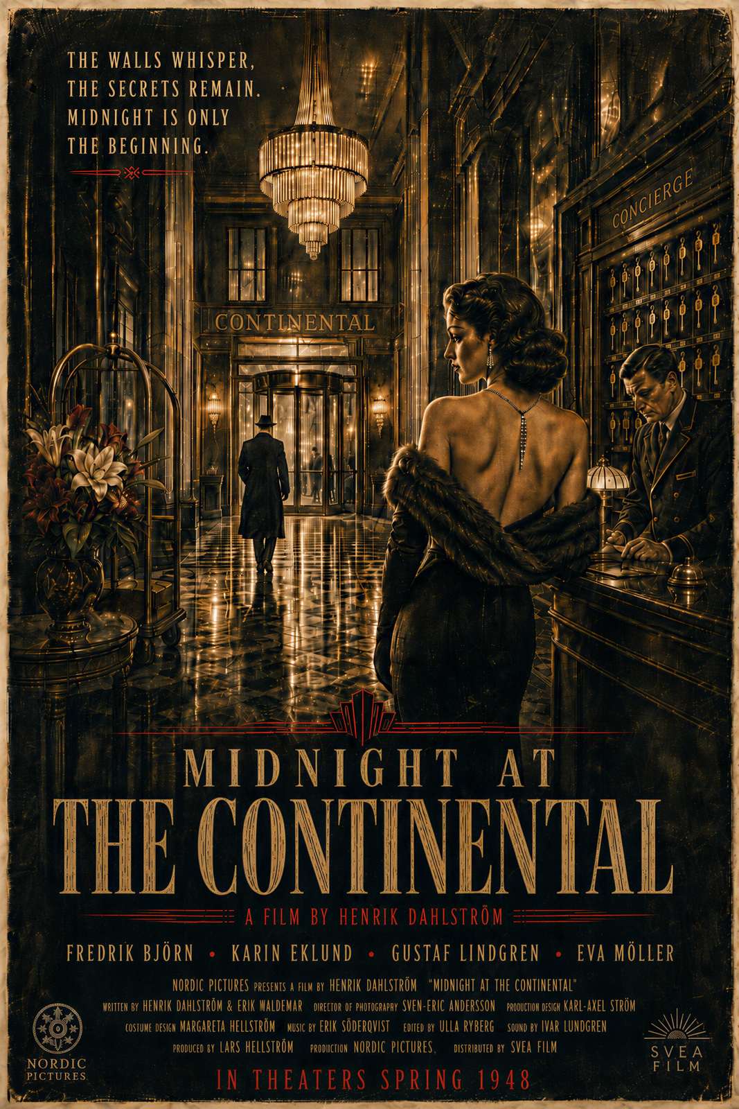 Poster - Midnight at The Continental