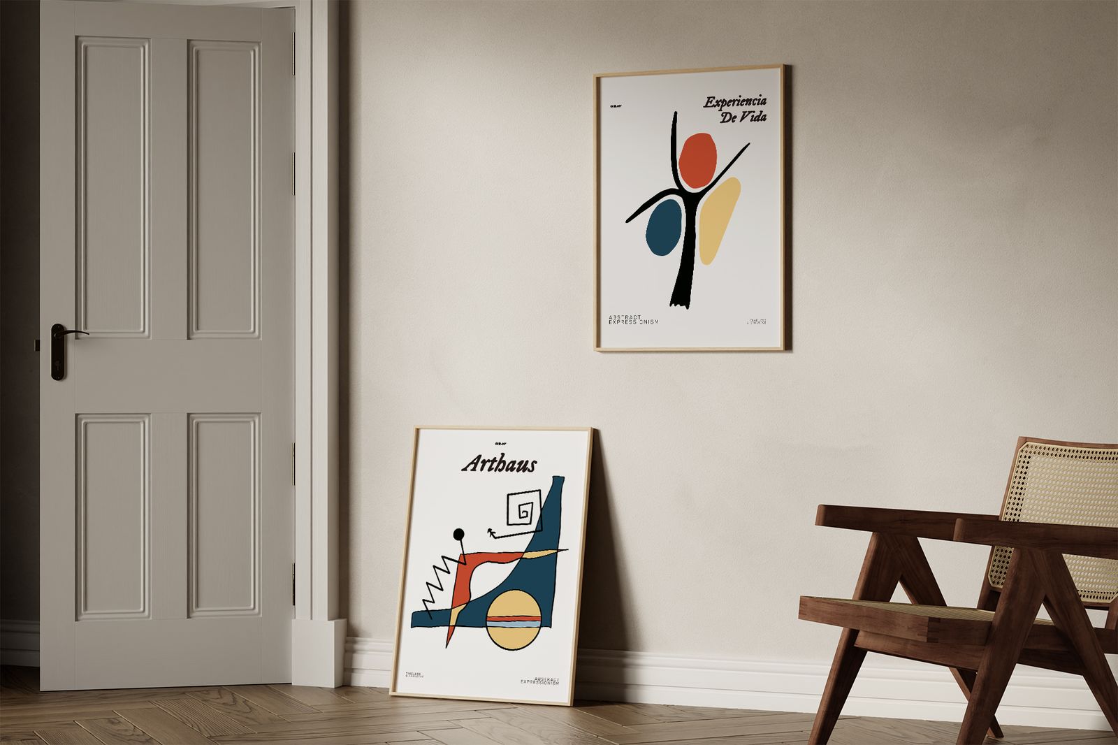 Poster - Abstrakt Expressionism Set av 2