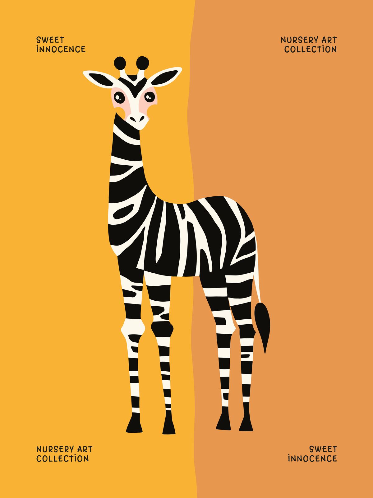 Poster - Sweet Innocence Zebra