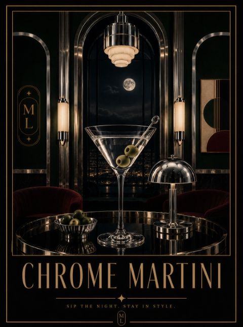Poster - Chrome Martini