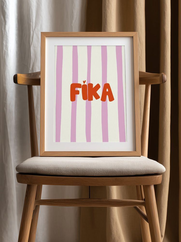 Poster - Fika Citat