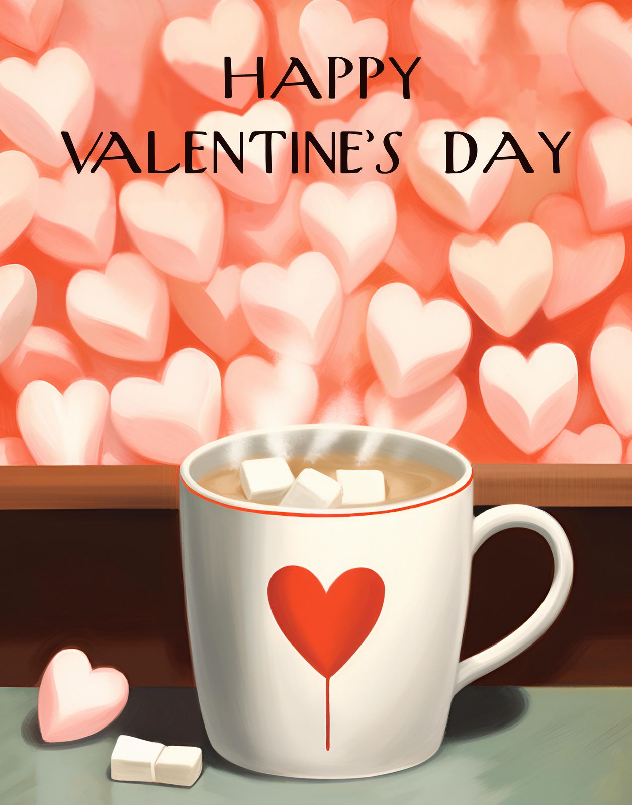 Poster - Valentinsbägare