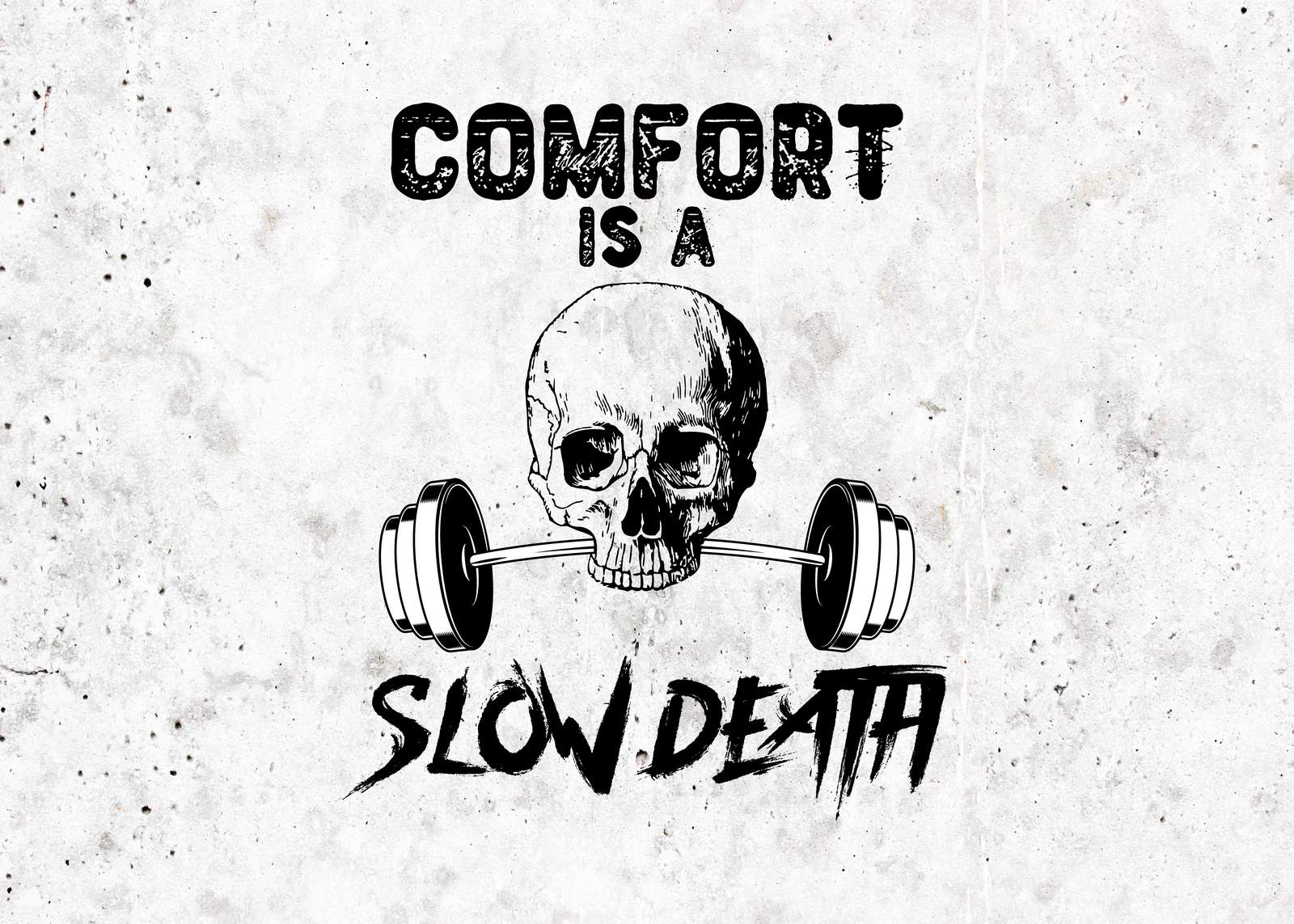 Poster - Comfort is a Slow Death