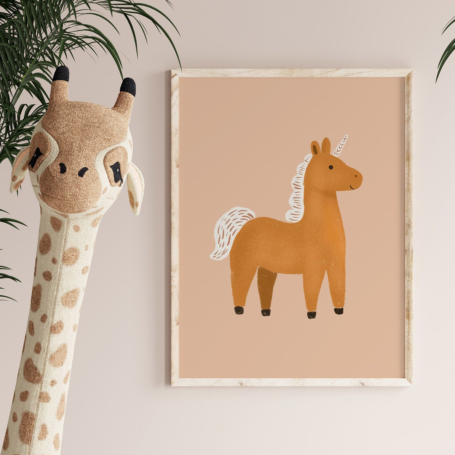 Poster - Lekfull Enhörning