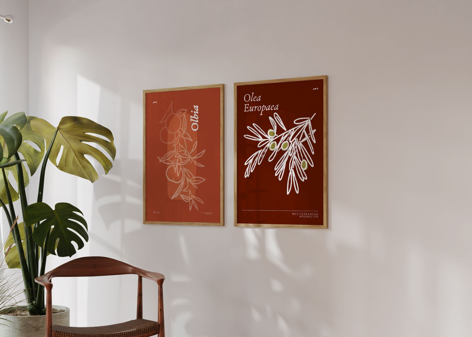 Poster - Medelhavsminimalism / Set om 2