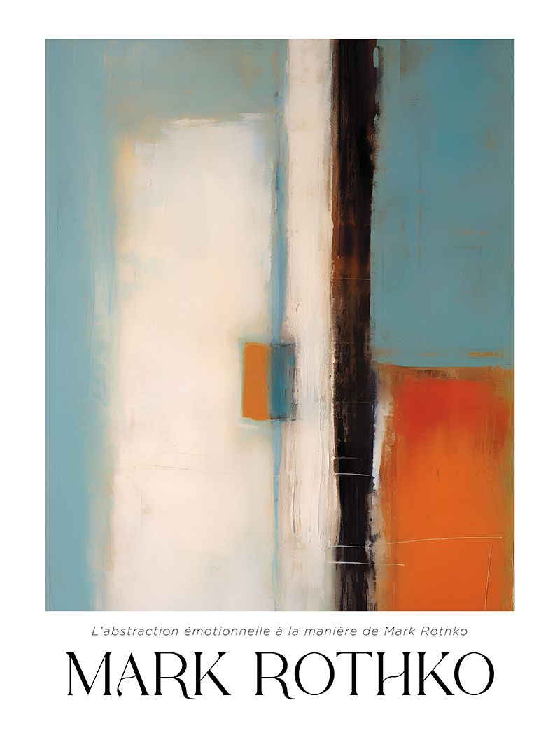Poster - Mark Rothko Abstraktion
