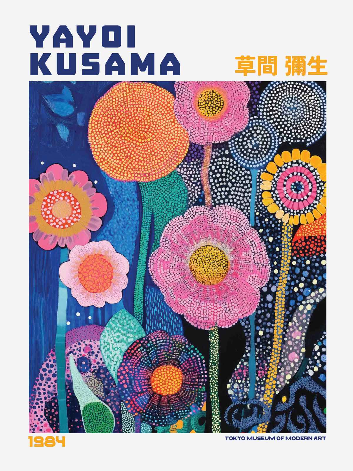 Poster - Yayoi Kusama Konstverk