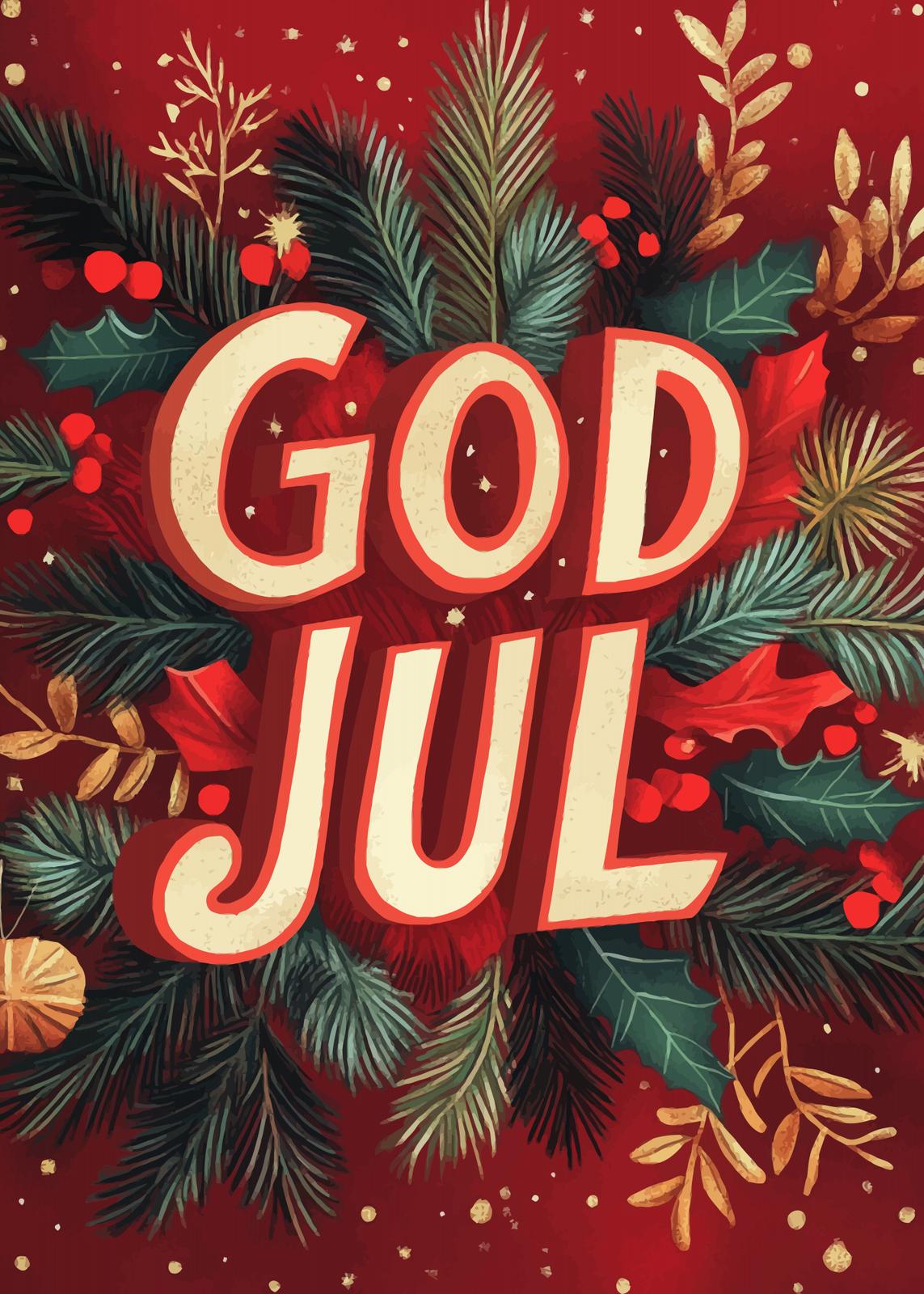 Poster - God Jul