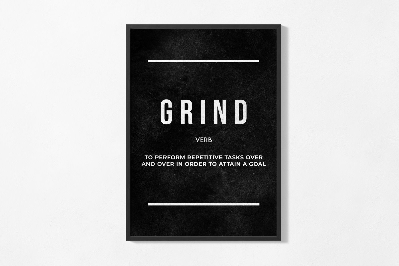 Affisch - Grind Definition