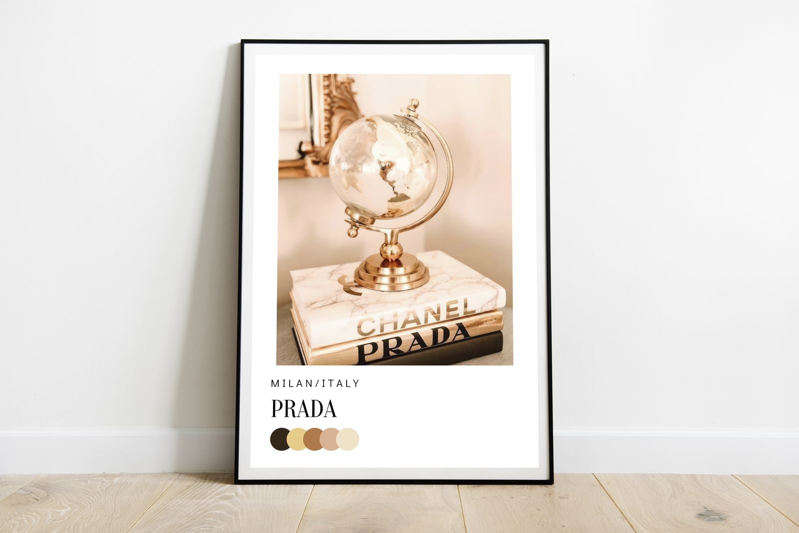 Poster - Jordglob och Böcker