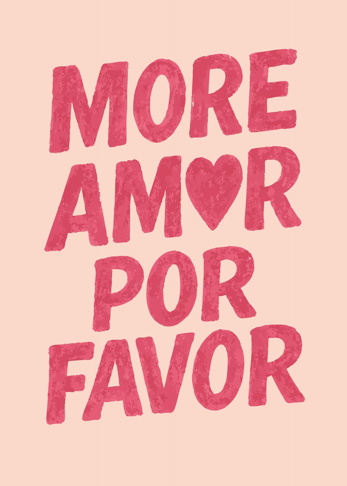 Affisch - More Amor Por Favor