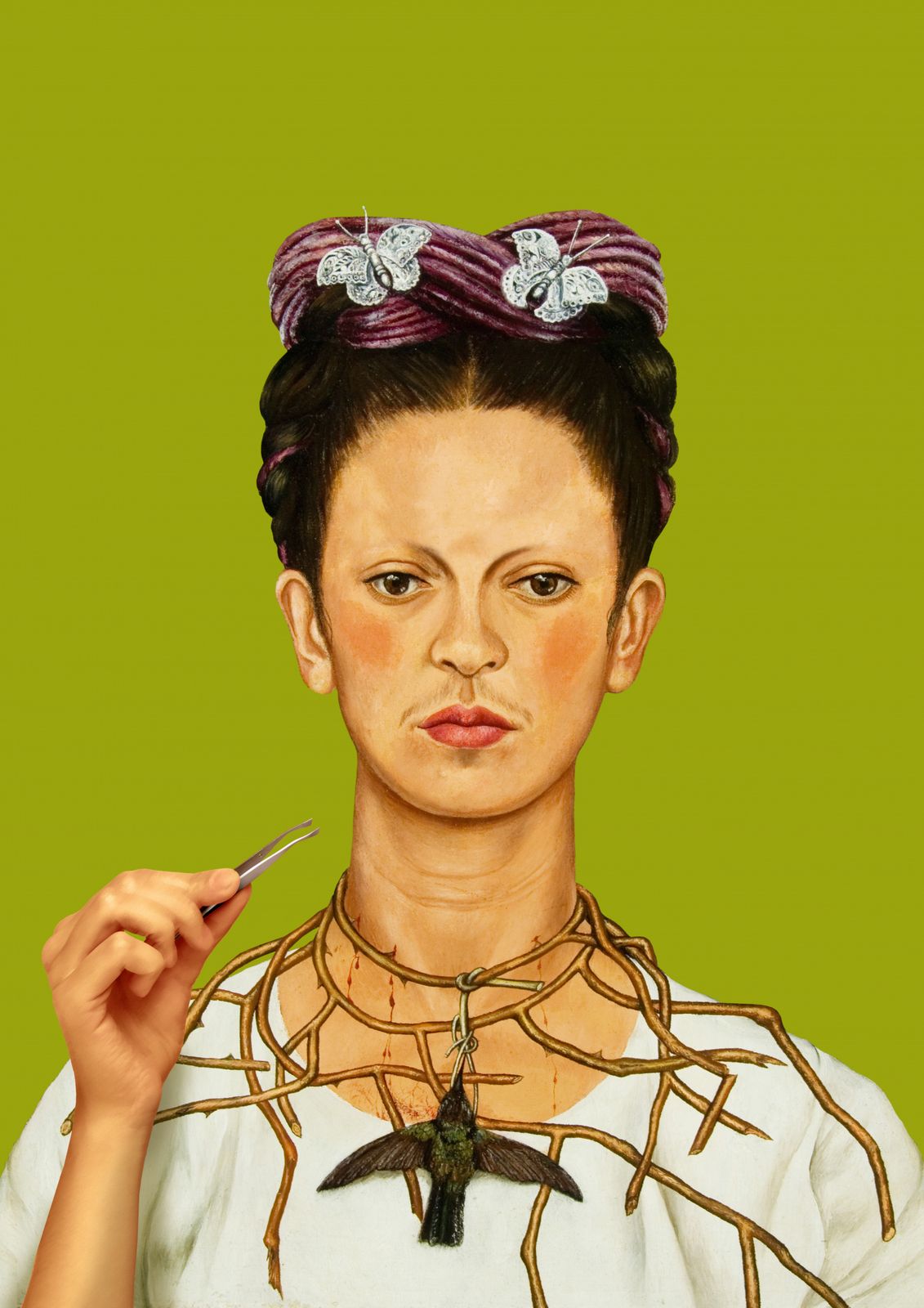 Poster - Frida Kahlo Porträtt