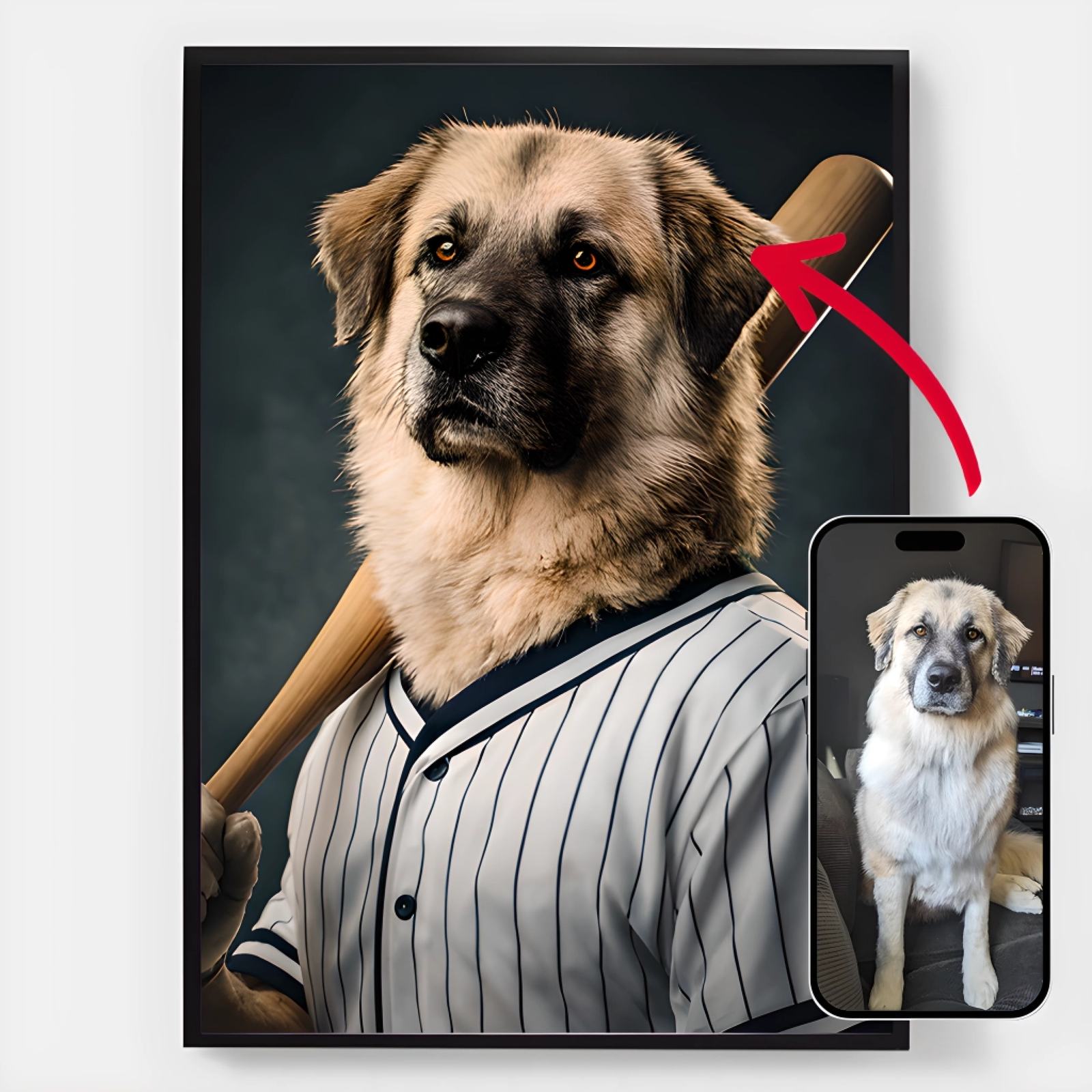 Personlig Poster - Basebollhusdjuret - AI Poster