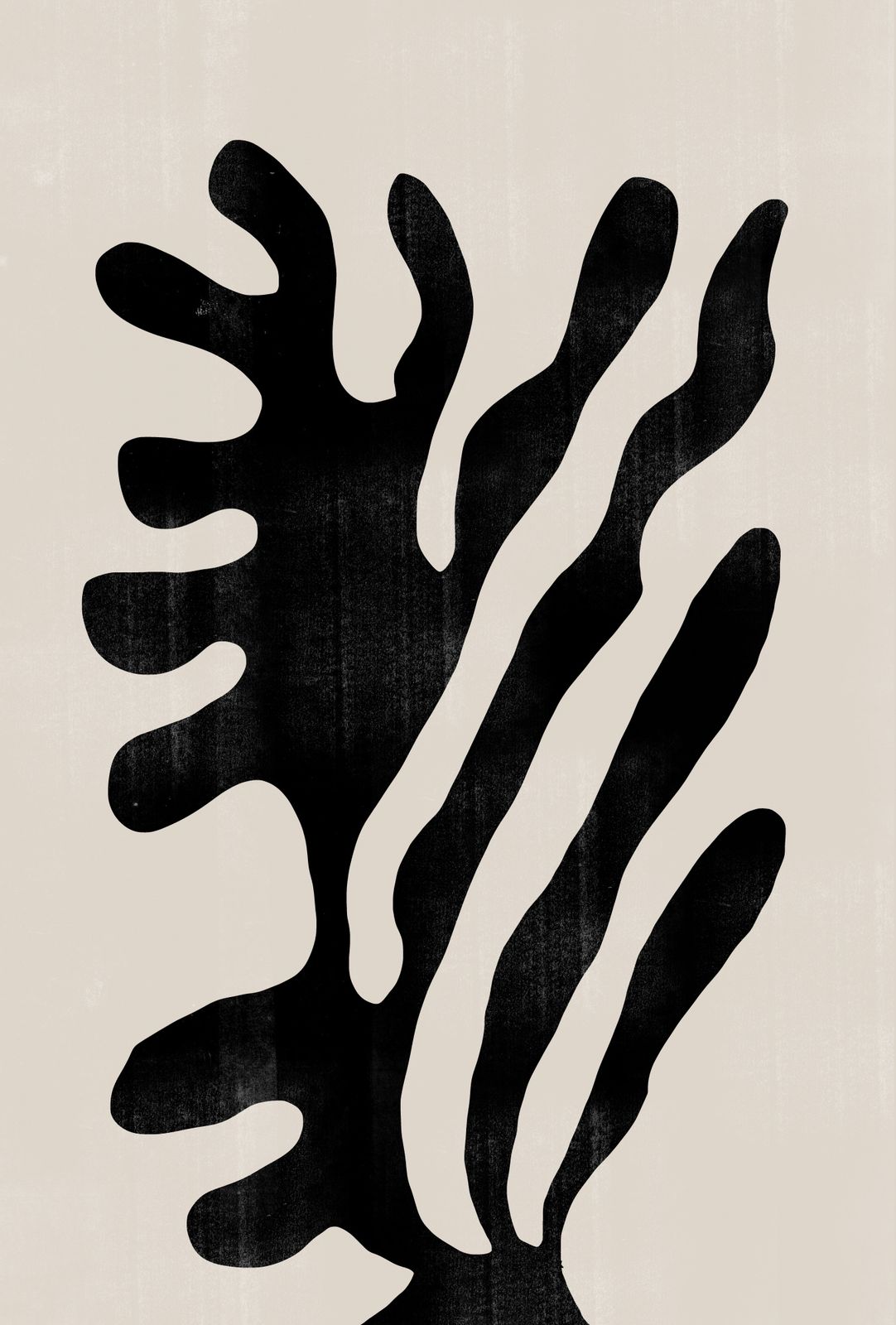 Poster - Abstrakta Löv