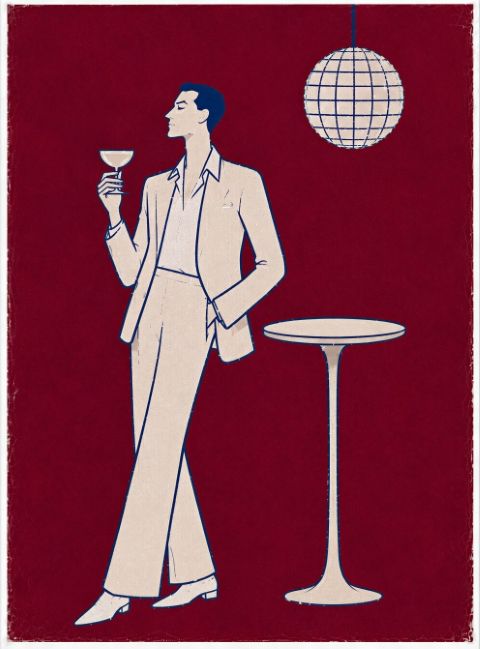 Poster - Elegant kvällsscen