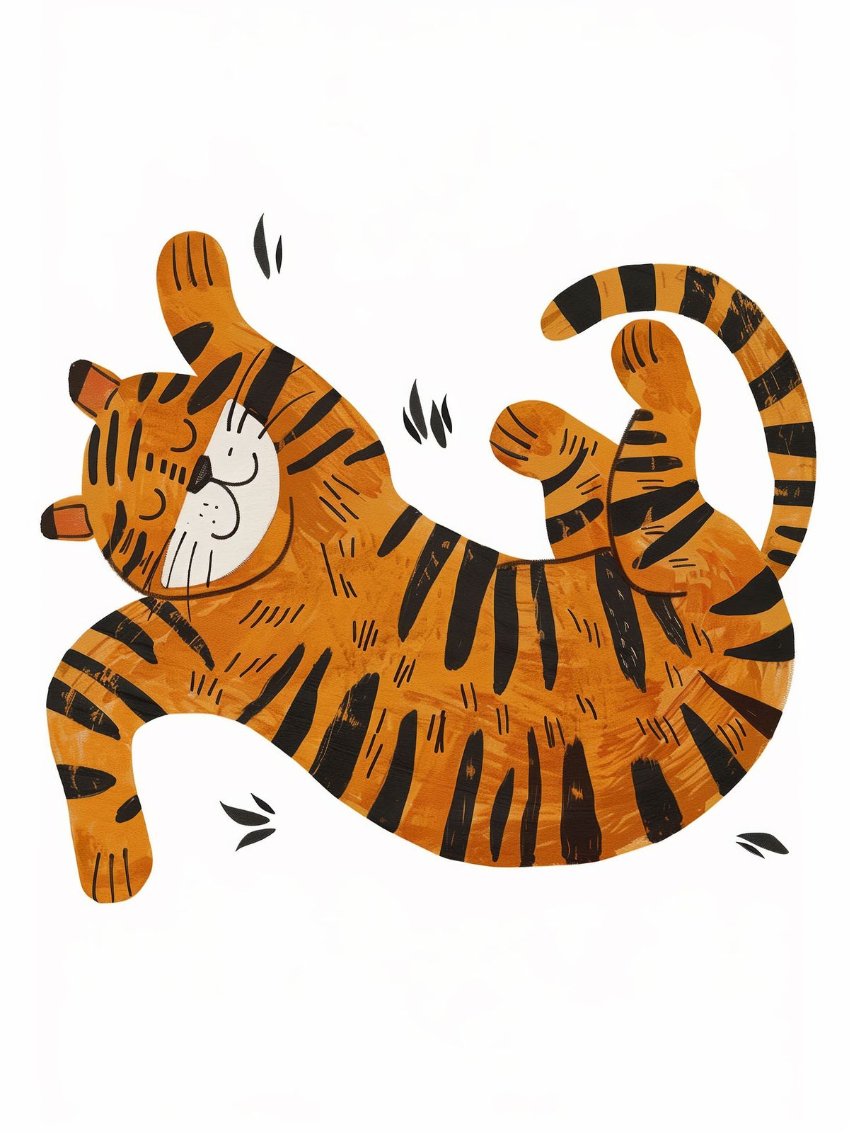 Poster - Lekfull Tiger