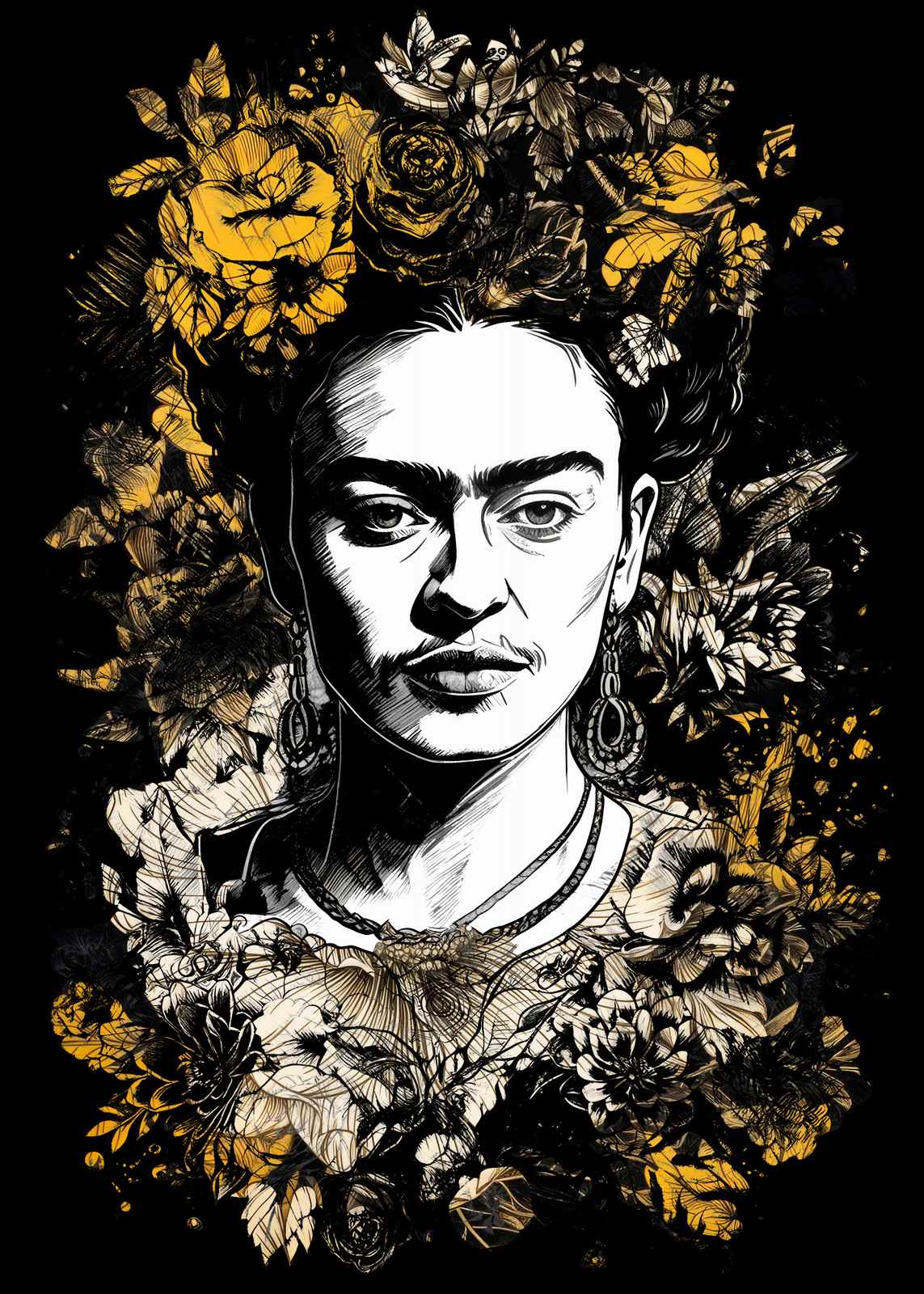 Poster - Frida Kahlo Konstverk