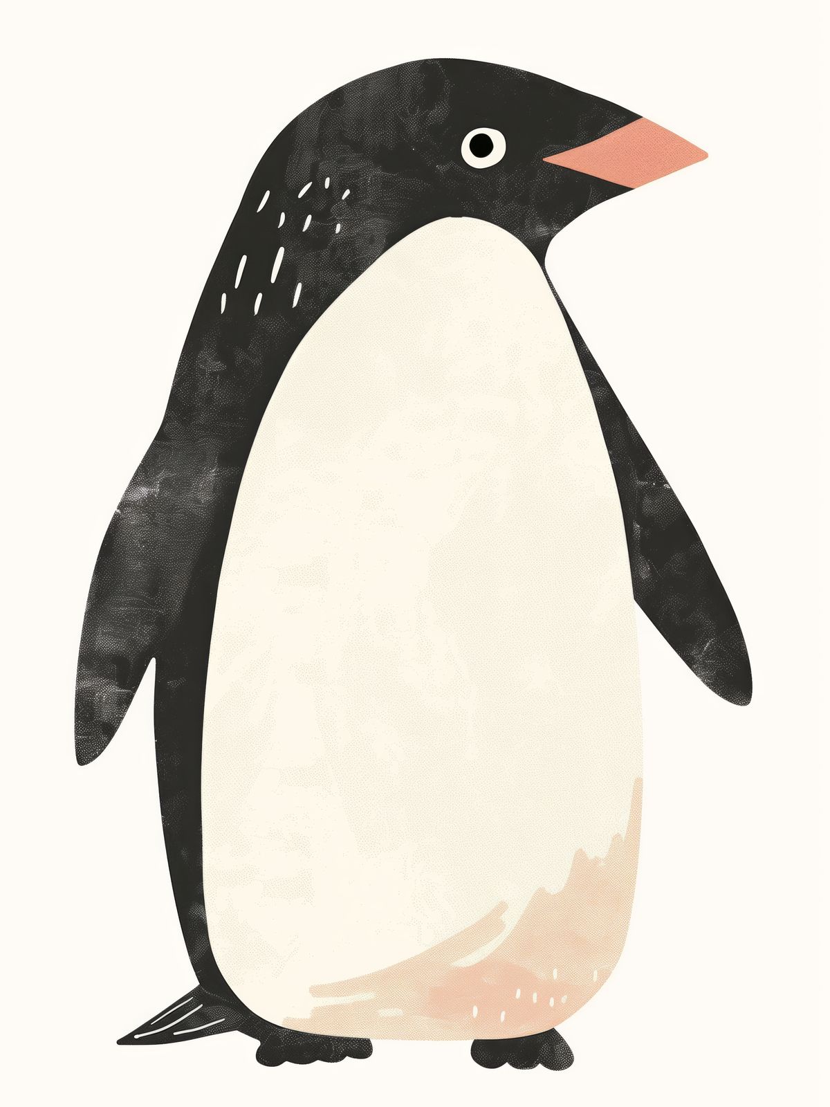 Poster - Pingvinillustration