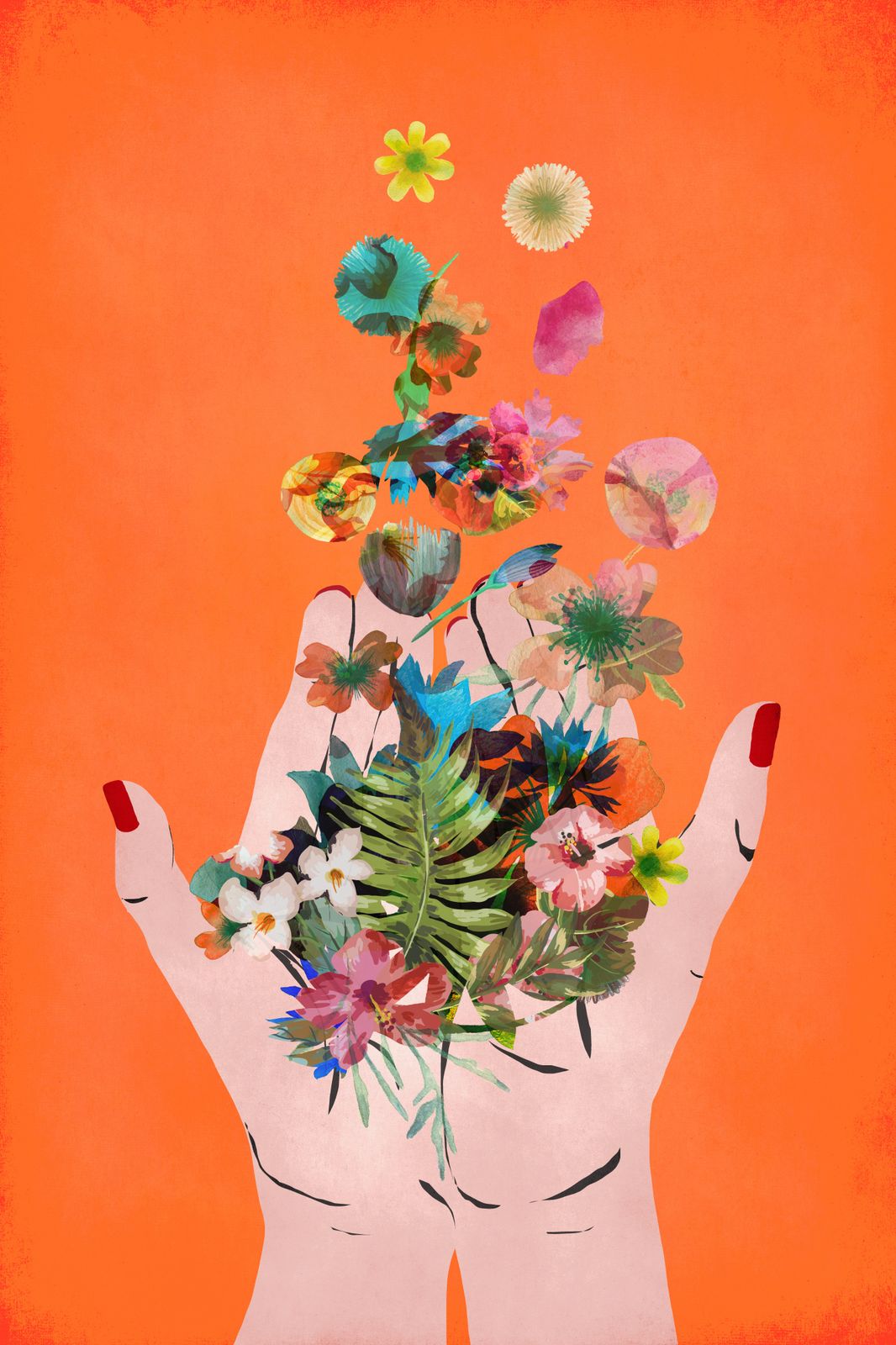 Poster - Blomsterhandkonst