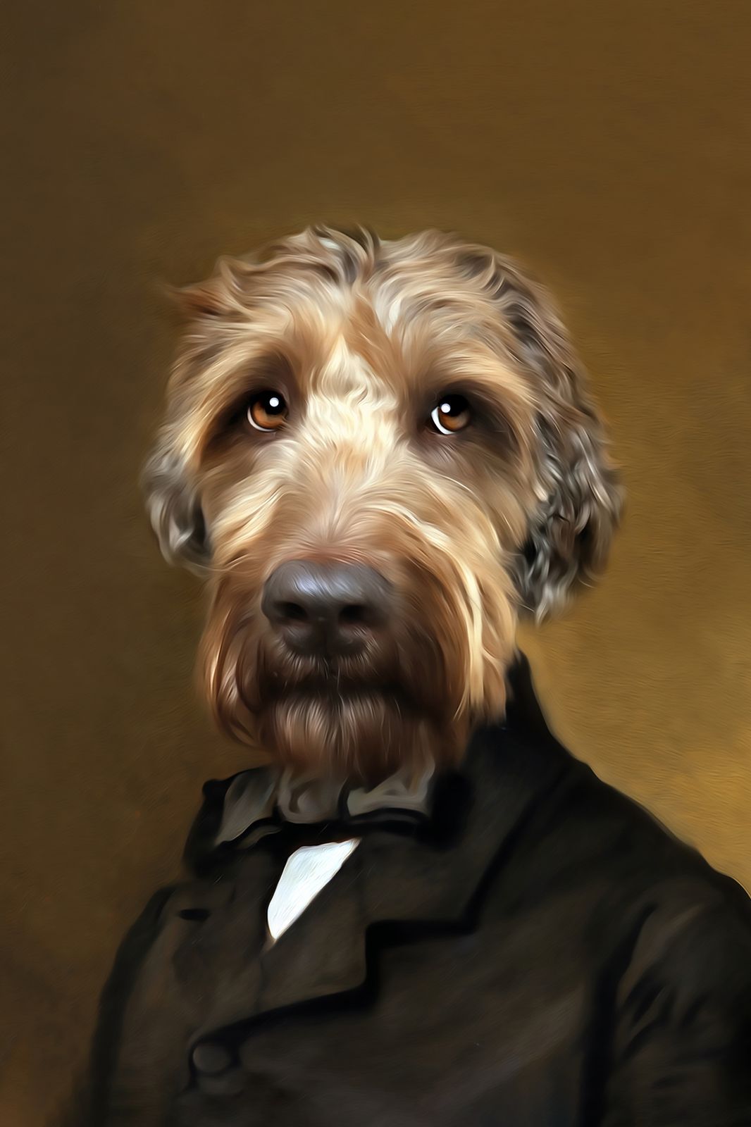 Poster - Dapper Hundporträtt