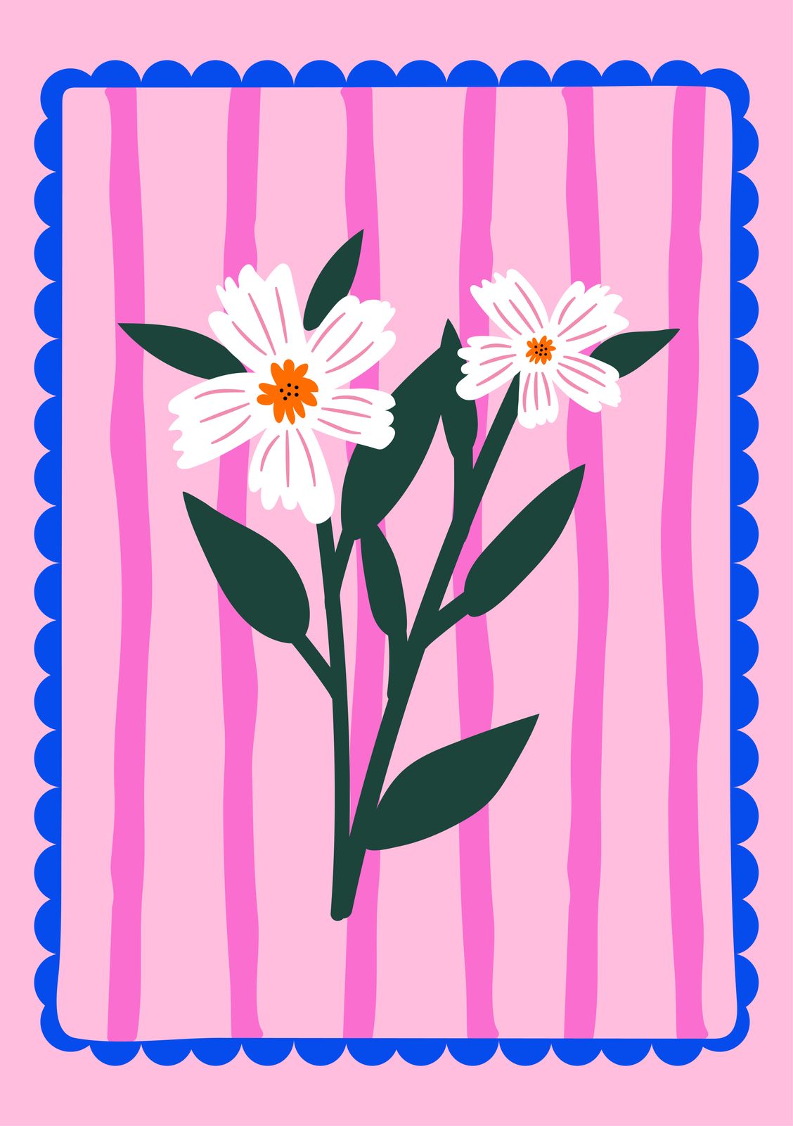 Poster - Blomster Levande Design