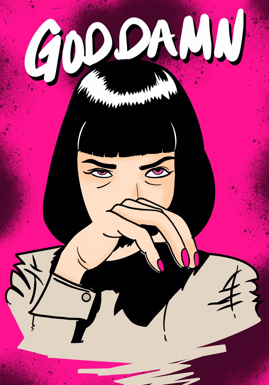 Poster - Goddamn Illustration