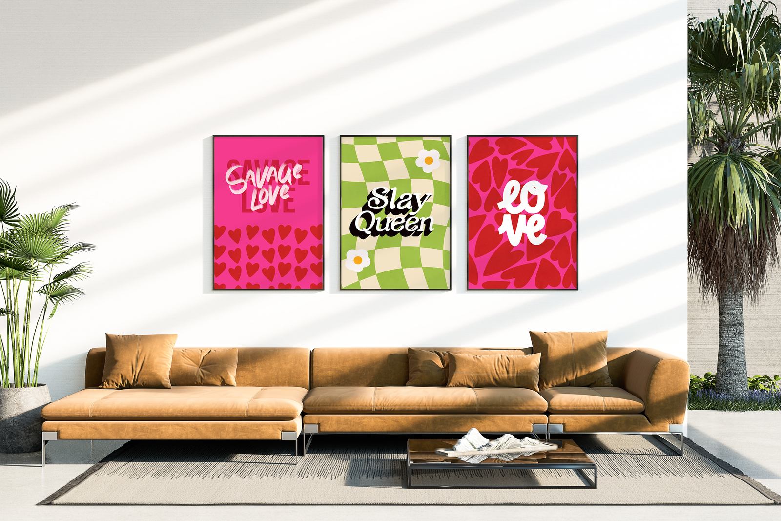 Poster - Slay Queen och Love Set om 3