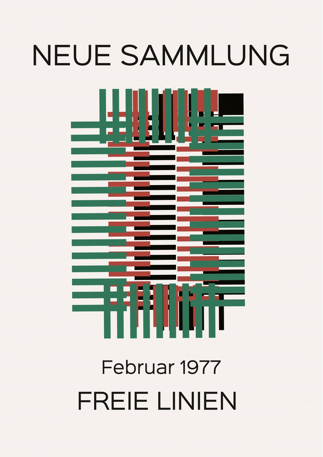 Poster - Neue Sammlung Freie Linien