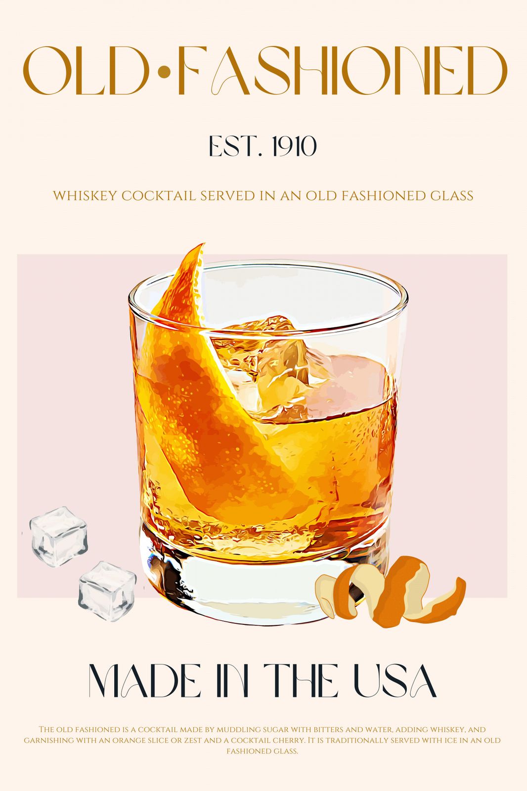 Poster - Old Fashioned Whiskey