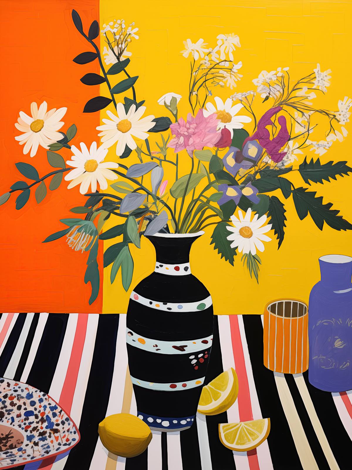 Poster - Blomvas Konstverk