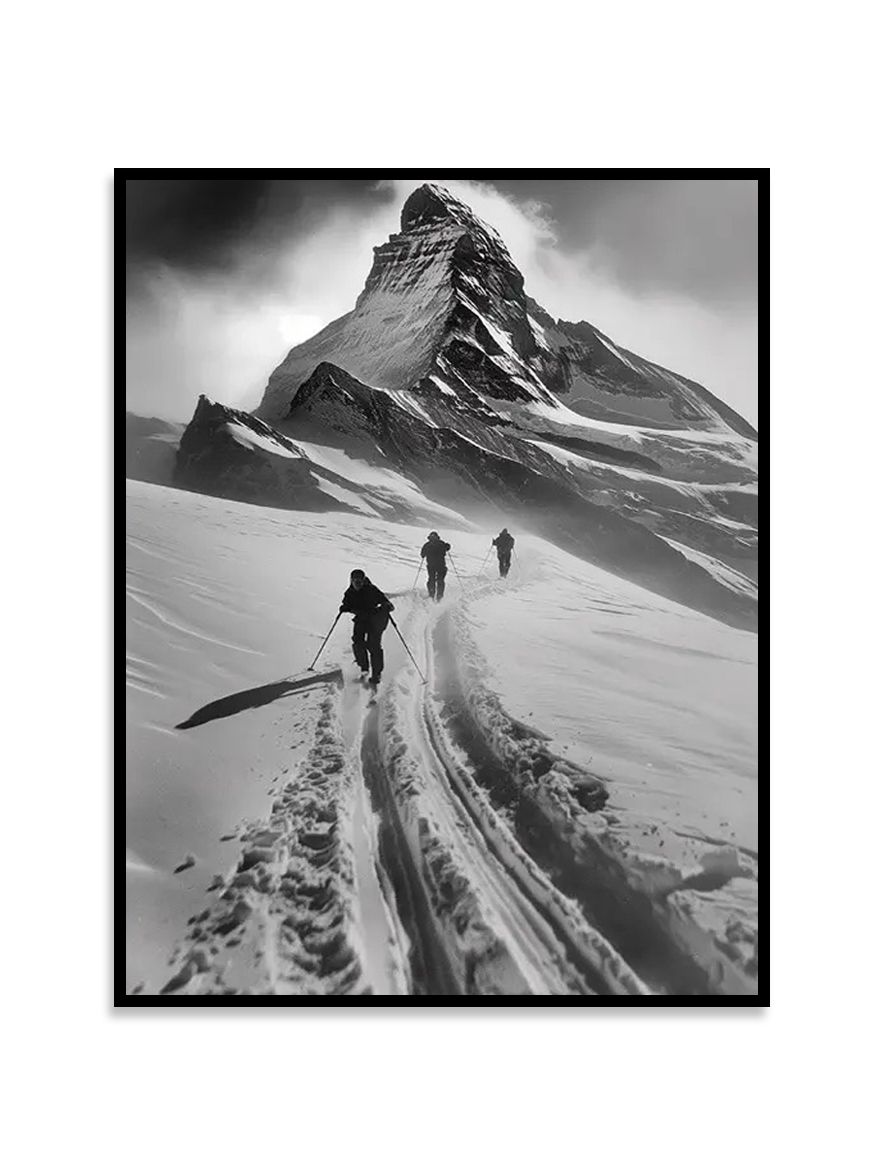 Poster - Bergsbestigning Äventyr