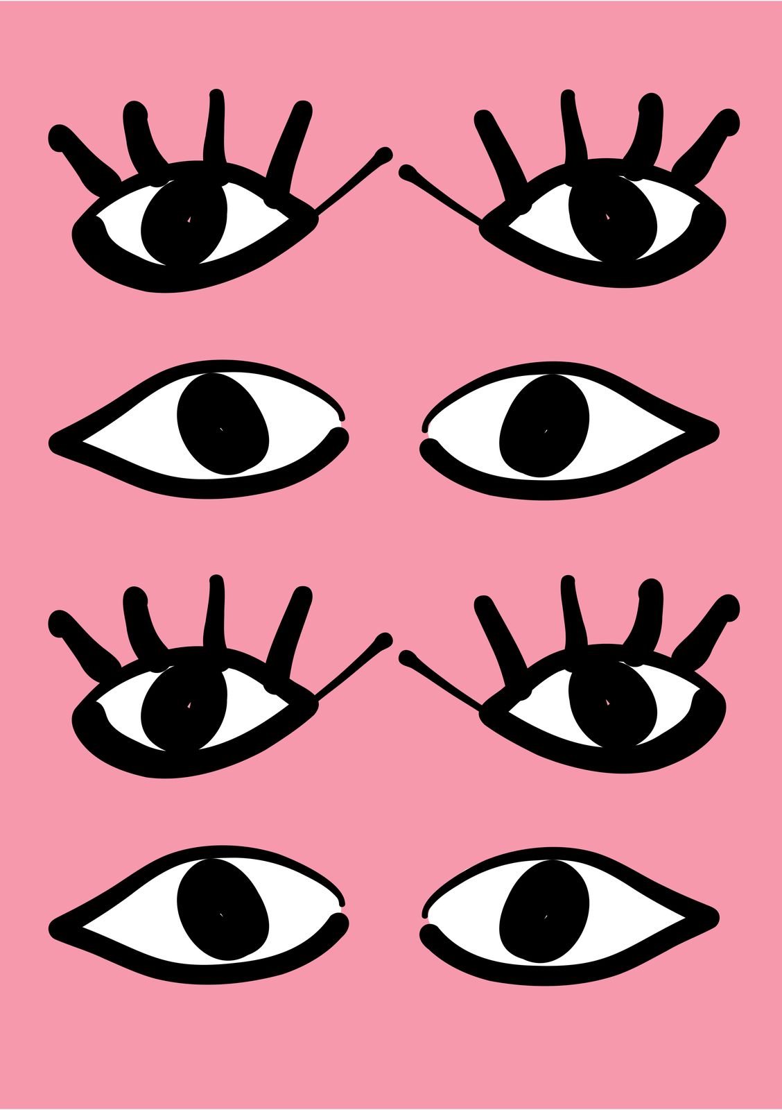 Poster - Rosa Ögon Design