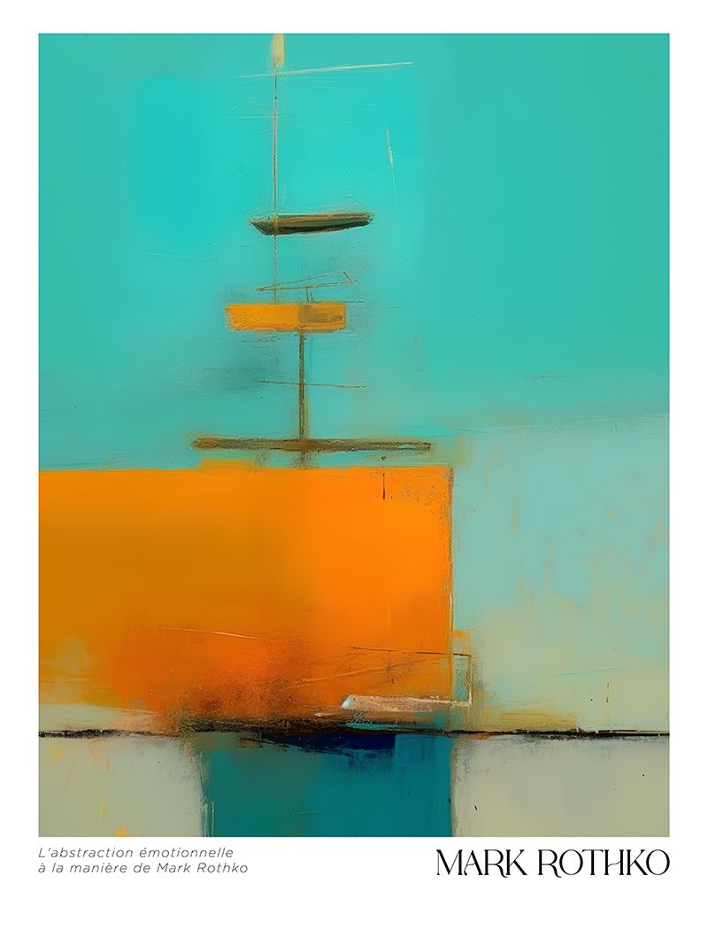 Poster - Mark Rothko Abstraktion
