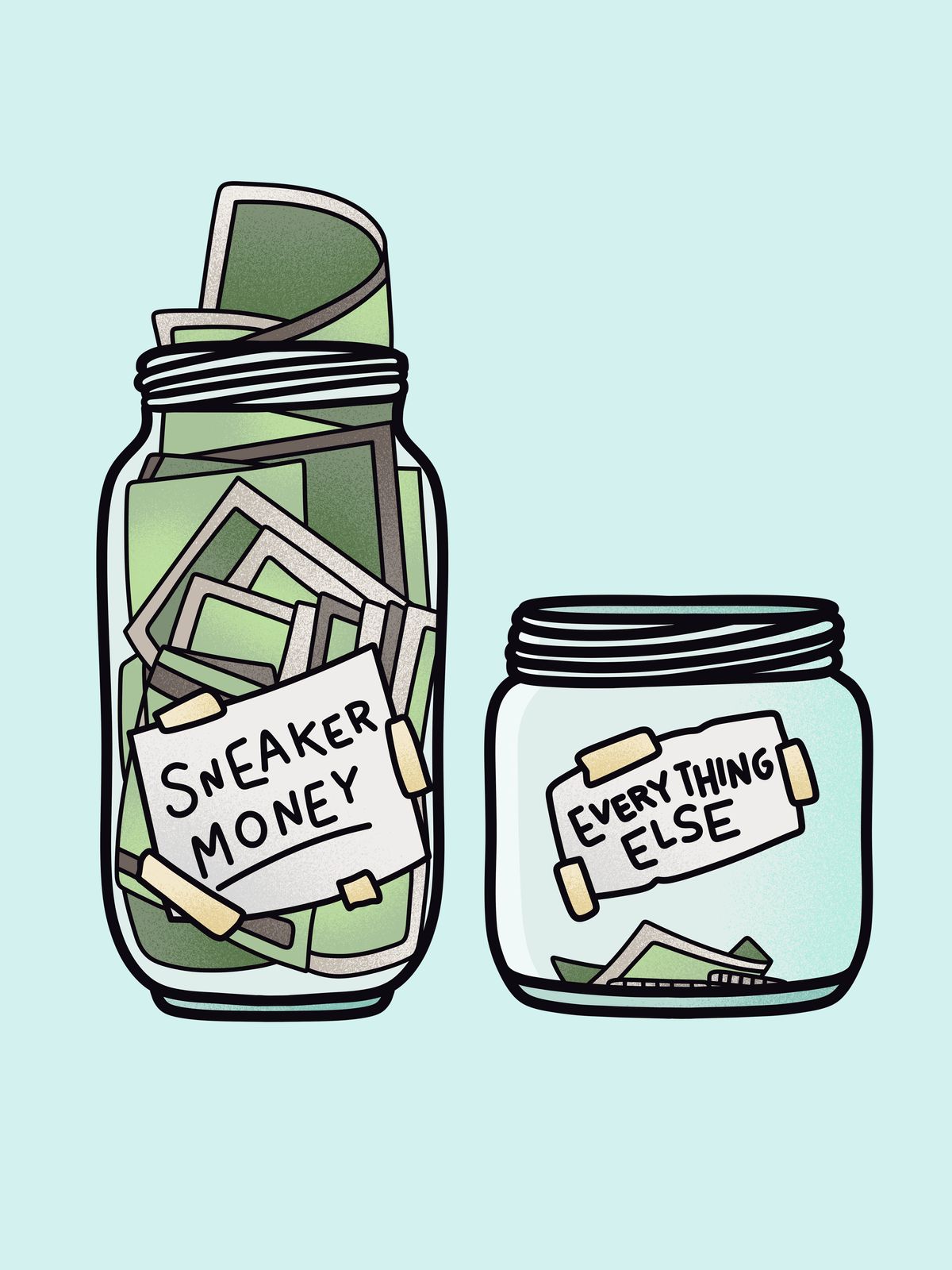Poster - Sneaker Money Jars